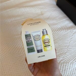 L'Occitane Almond Ornament, 3 Almond Products, New amande cream and oil NWT